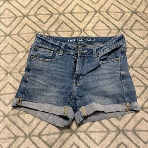 American Eagle Outfitters Women's Classic Blue Jean Shorts